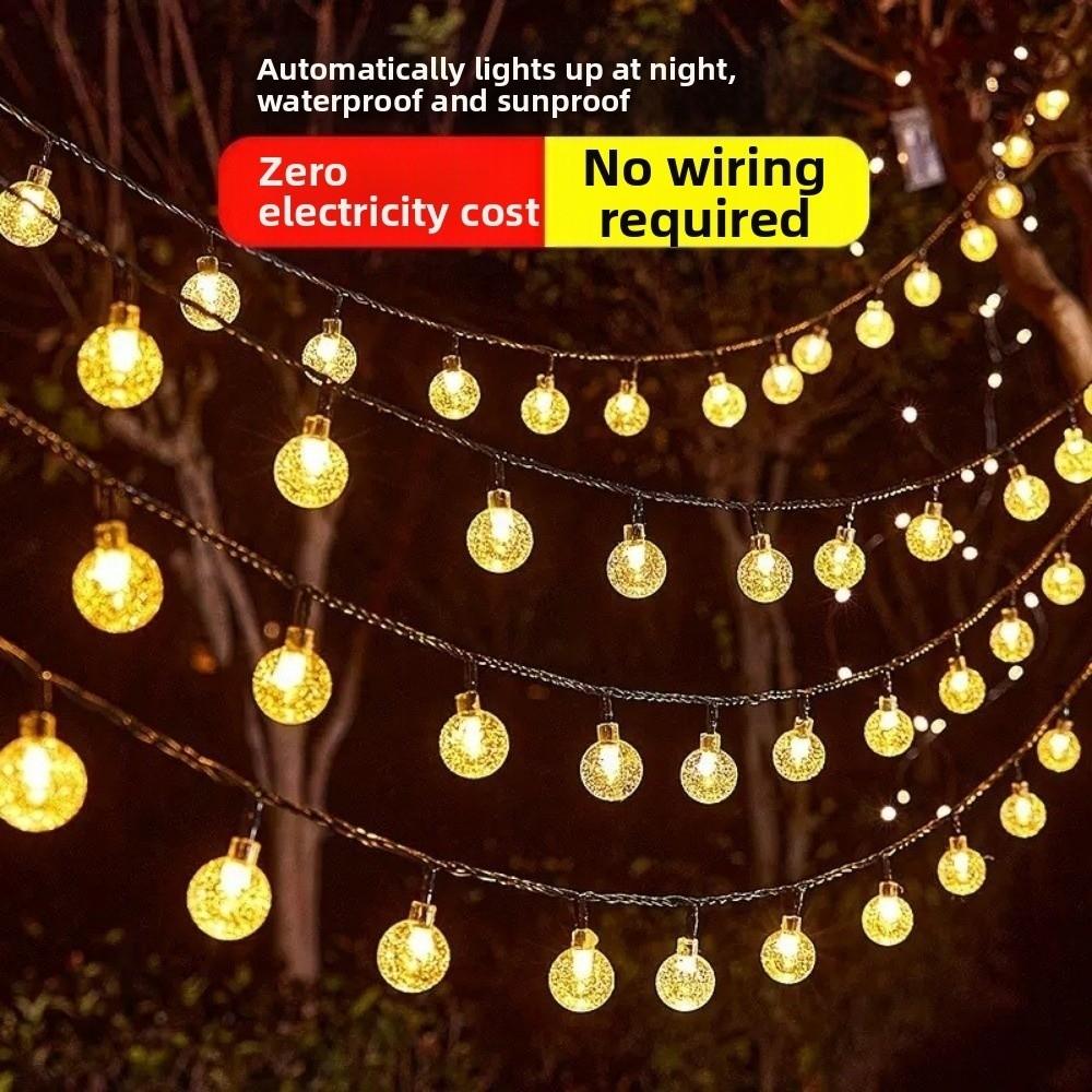 8 Modes LED String Lights Waterproof Design Solar Fairy Lights  Garden Lighting
