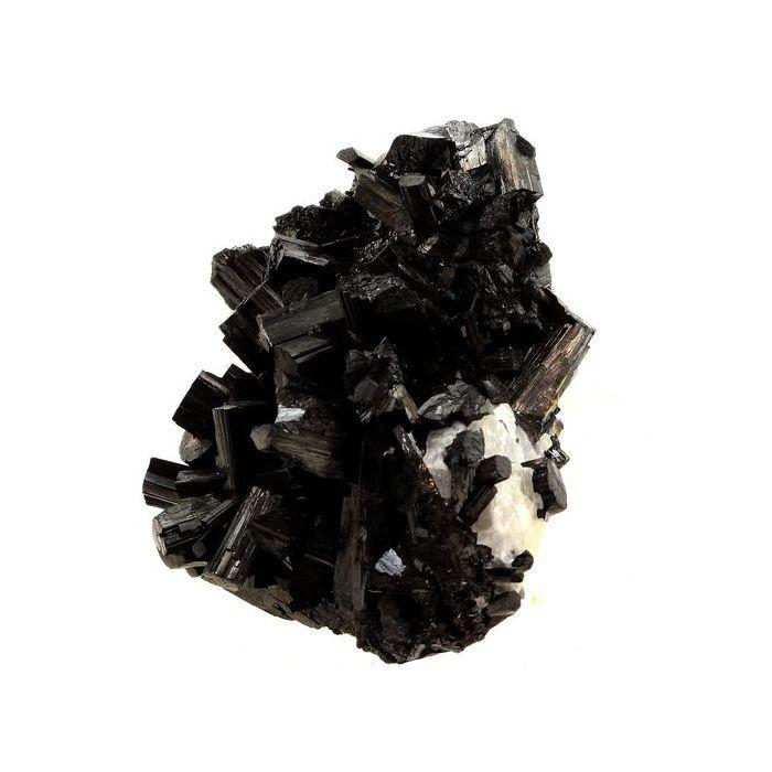 Pierres et Minéraux. Manganite. 460.0 ct. Manganese deposit, Ilfeld, Allemagne.