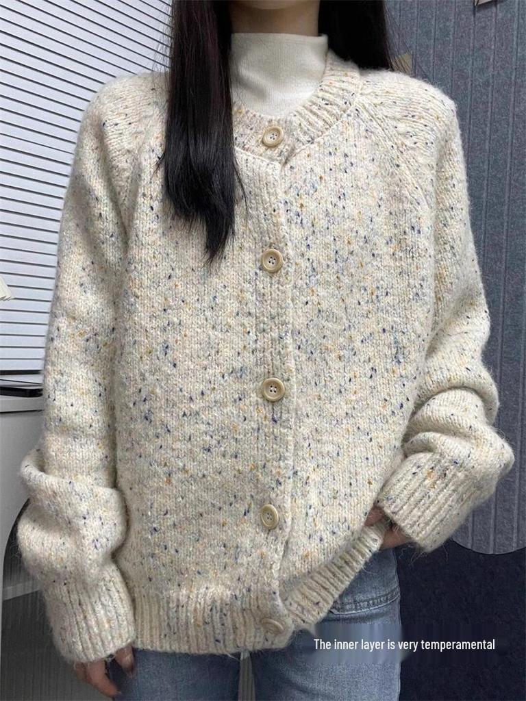 Women's Autumn/Winter 2026 Korean-Style Half-High Collar Thick Sweater: Versatile Inner and Outer Wear