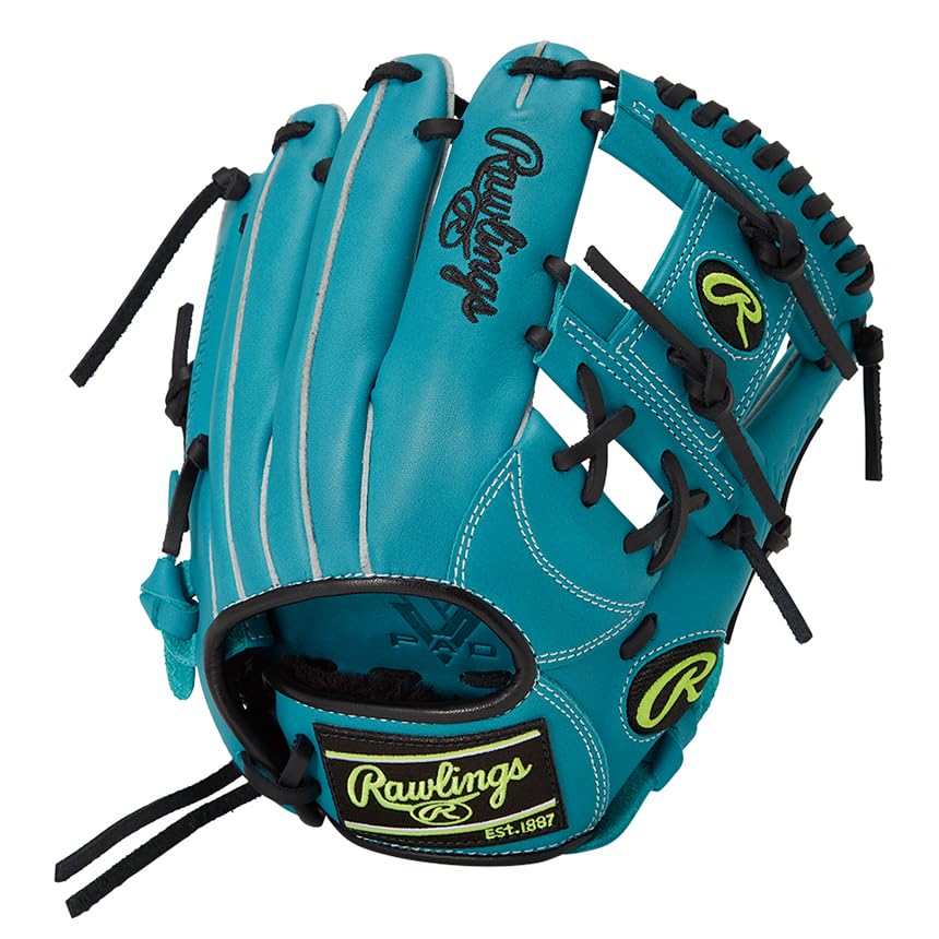 

Rawlings HYPER TECH R9 SERIES Baseball Throw Glove, Junior/Jr., Kids, All-Around, Teal, Medium, Left-Handed