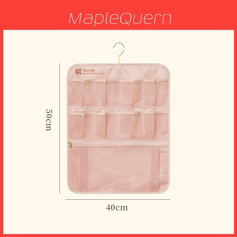 Hanging Underwear Organizer With Mesh Pouches For Travel And Bedroom Storage