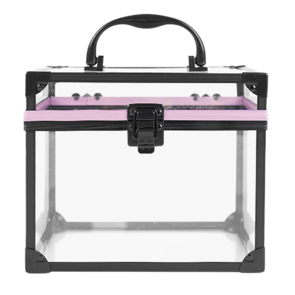 

Коробка для хранения косметики, большая вместимость, прозрачный чехол для макияжа, портативный водонепроницаемый косметический органайзер, прозрачный легкий для путешествий