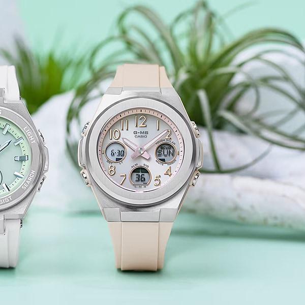 Casio Women's Baby-G MSG-W610FE-4AJF [BABY-G G-MS] Round Watch Digital Analog