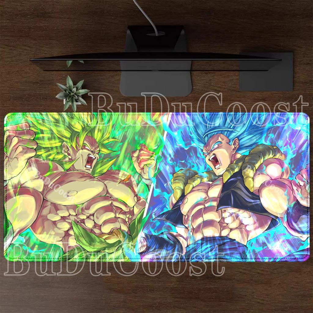HD-Druck Dragon Ball Son Goku Mauspads Computer Esports Schreibtischmatte Tastatur Gaming Büro Zubehör Rutschfeste Basis XXL Mauspads