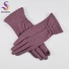 [BYSIFA] Winter Cashmere Wool Gloves Women New Soft Elegant Mittens Gloves Top Grade Thick Warm Touch Screen Ladies Gray Gloves