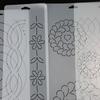 Flower Line Quilting Stencil for Sewing Craft Reusable Plastic Quilting Template for Drawing On Shirt Clothing Fabric