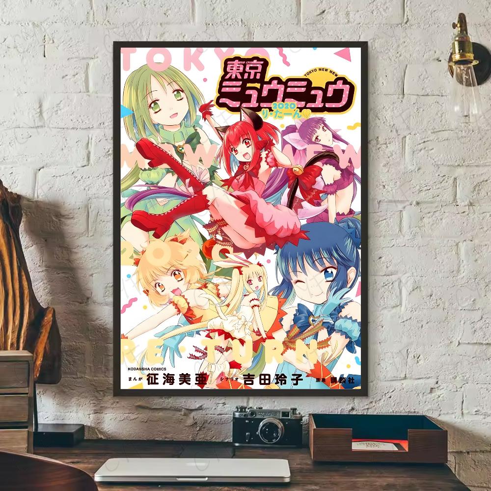 Tokyo mew mew anime Poster HD art sticky wall waterproof home living room bedroom bar aesthetic decoration