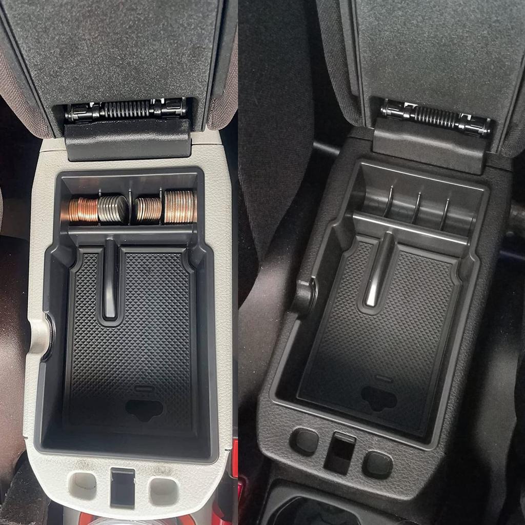 YOCTM Center Console Box Tray for Jeep Renegade 2015 2016 2017 2018 2019 2020