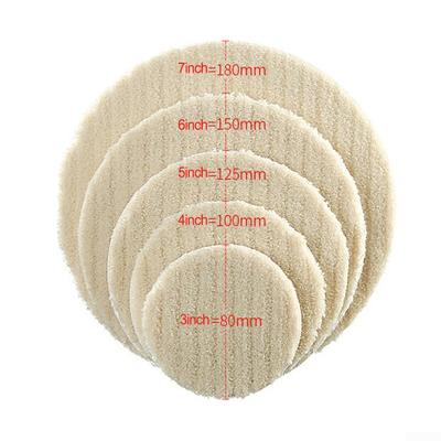 Wool Polishing Pads Wool Buffing 75-180mm Felt Wheel