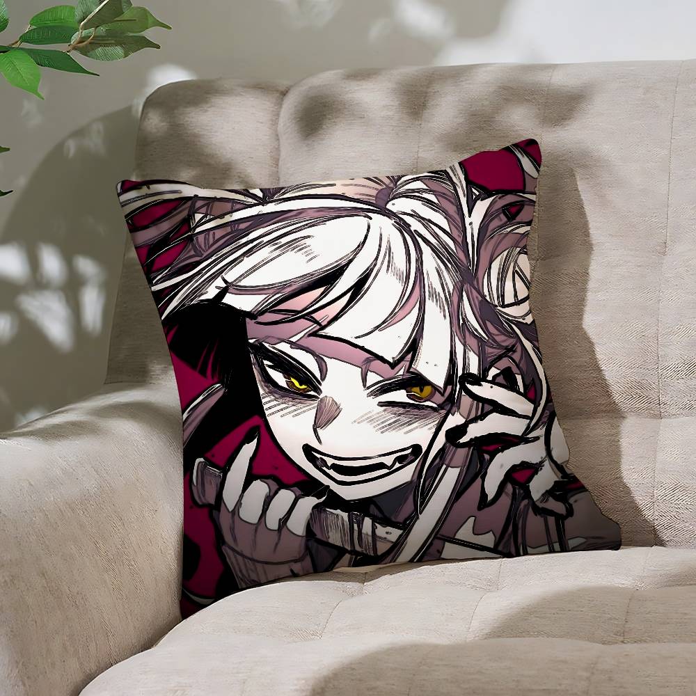 Cute Anime-Himiko TogaS Customizable Square Pillowcases, Stylish And Soft, Perfect For Beds, Cars, And Sofas.