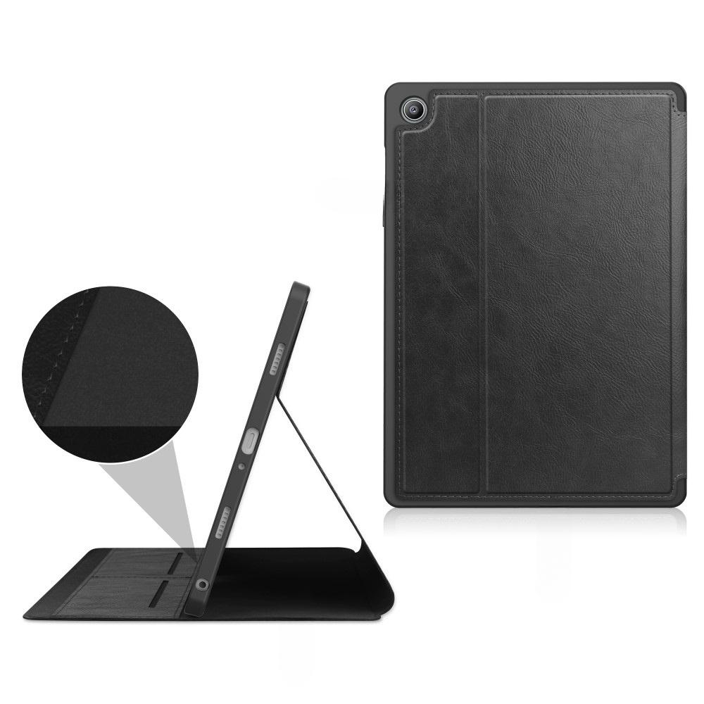 Case for Samsung Galaxy Tab A9+, Business Card and Pen Slot, Black