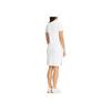 Emporio Armani Ss24 Solid Logo Plaque Polo Collar Short Sleeve Dress Women Dresses White 3DTA56-TJ9DZ-1100