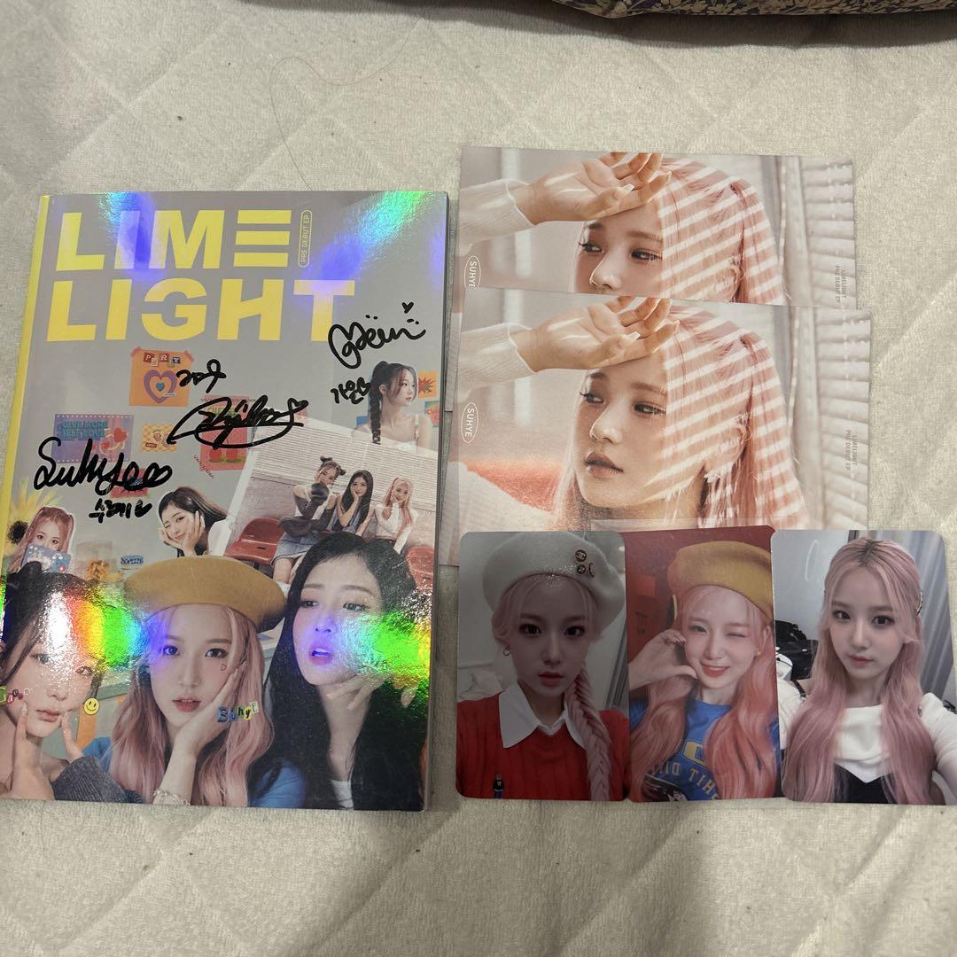 

[USED] Autographed by the artist himself, LIME LIGHT mini album MADE IN JAPAN