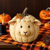 Pumpkin Figurine Fall Pumpkin Decor Animal Cute Figurines Sculpture Thanksgiving Decorations For Halloween Desk Office School