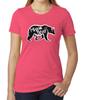 Mama Bear Floral Woman's Graphic T-Shirt- Cute Mom Shirts