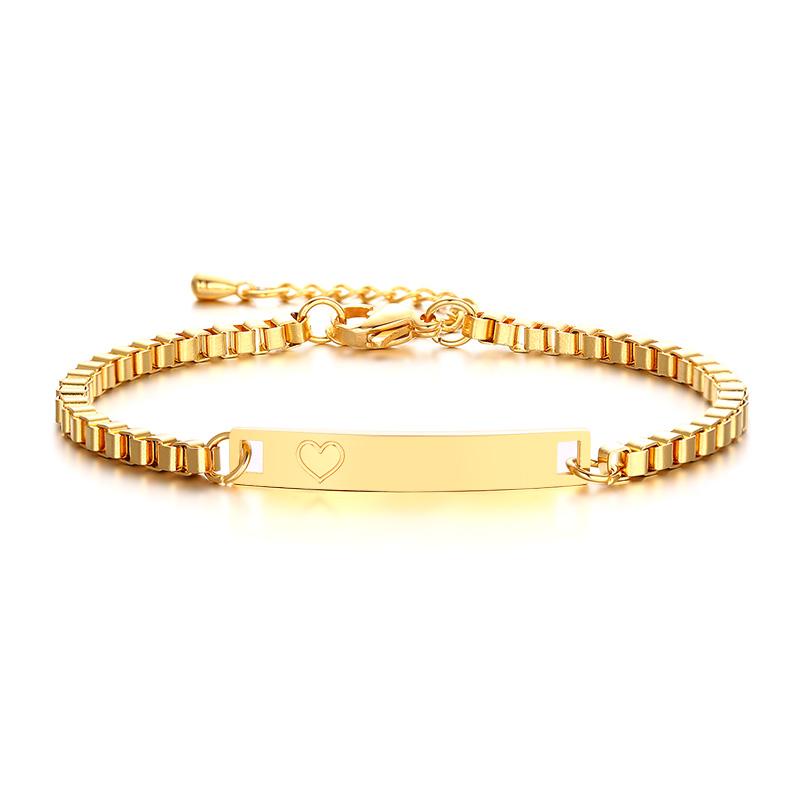 Personalized Butterfly Bracelet Name Customized for Gilrs Boy, Figaro Chain Link Wrist Jewelry Stainless Steel