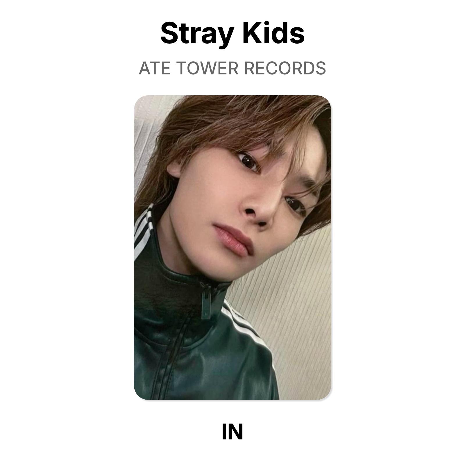Stray Kids ATE Официальная фотокарточка TOWER RECORDS I.N