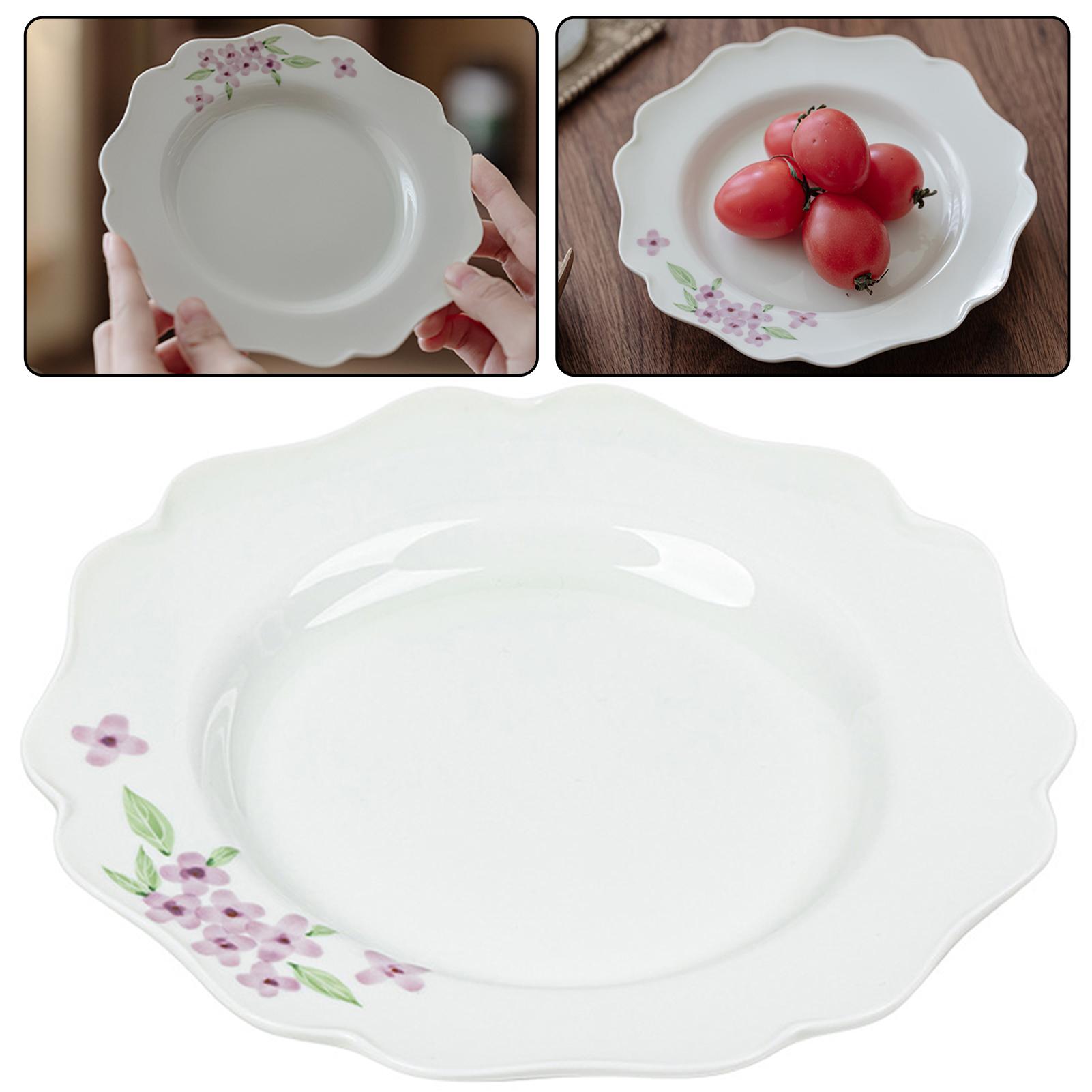 Serving Tray For Serving Tea Snacks Insulation Ceramic Dish Tray For Household A