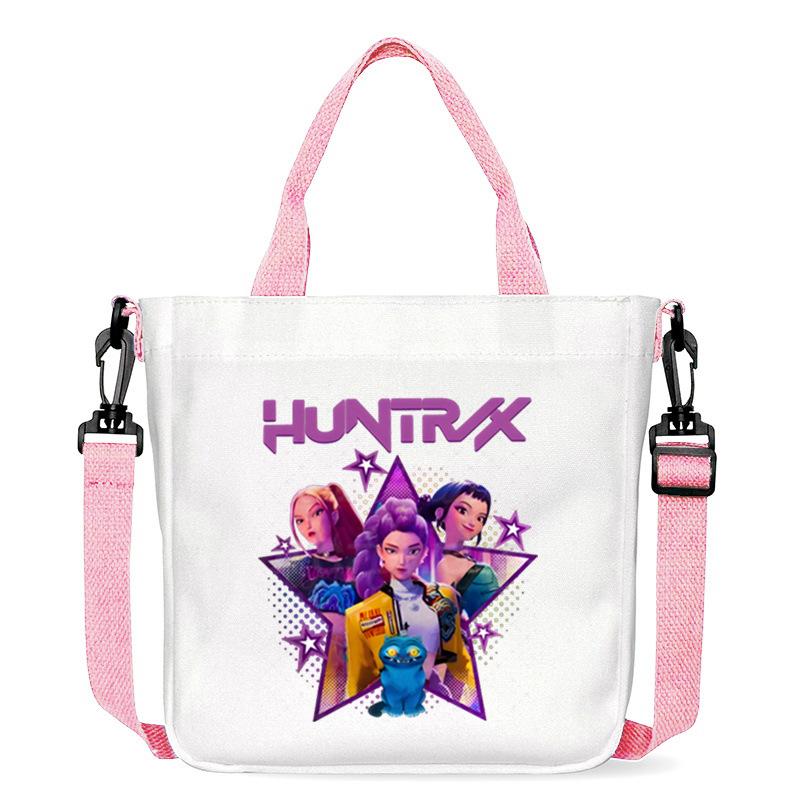 Anime Cartoon Print Office Worker Commuter Portable Messenger Bag Student Large Capacity Casual Handbag