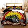 Racing themed bedding 3D printed cartoon monster truck pattern, soft down anti allergy down duvet cover, adult bedding set, teen