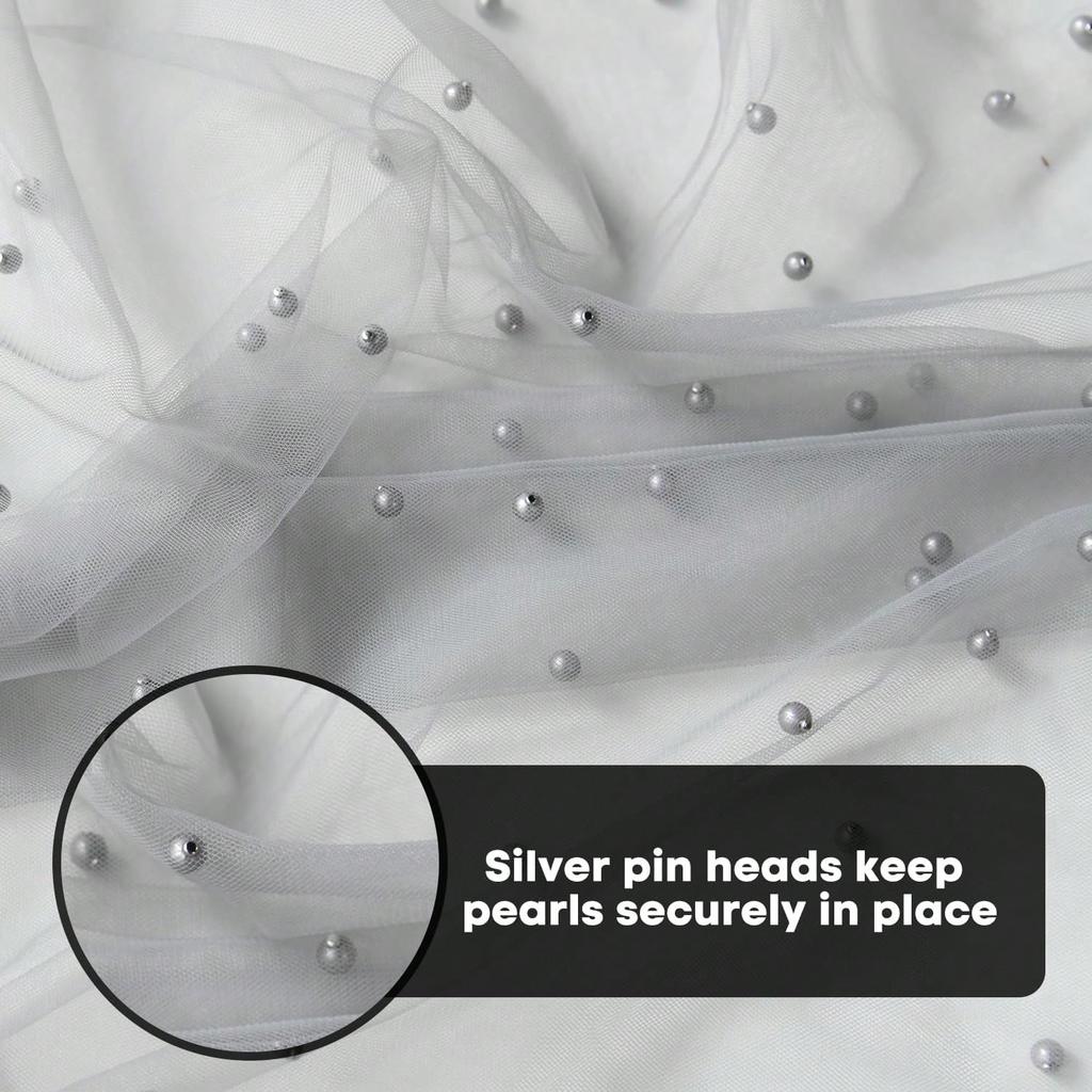 Luxurious Pearl Tulle Table Runner, 120 Inches Seasonal Tulle Table Decoration Suitable For Holidays Weddings  Birthdays  Family Gatherings.