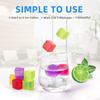 12/24 Piece Set Whiskey Ice Stones Plastic Ice Cube Cooling Stones Easy To Clean Wear-Resistant Bar Ice Cube Molds Reusable