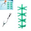 10pack PVC Fishing Beads Soft Baits Stoppers Simple Installation For Competition Leisures Fishing
