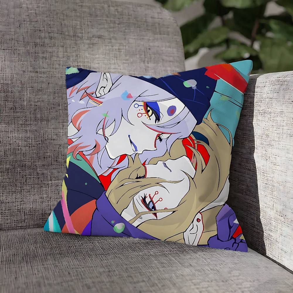 Medicine Seller M-Mononoke Throw Pillow Case For 55x55cm 30x30cm 50x50cm 45x45cm 40x40cm Square Chair Pillowcase Case