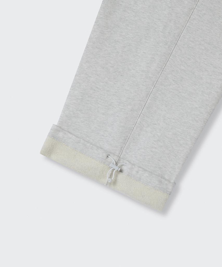 MUSINSA STANDARD WOMAN Women'S Deep Tuck Variable Wide Lounge Sweatpants [Melange Light Grey]