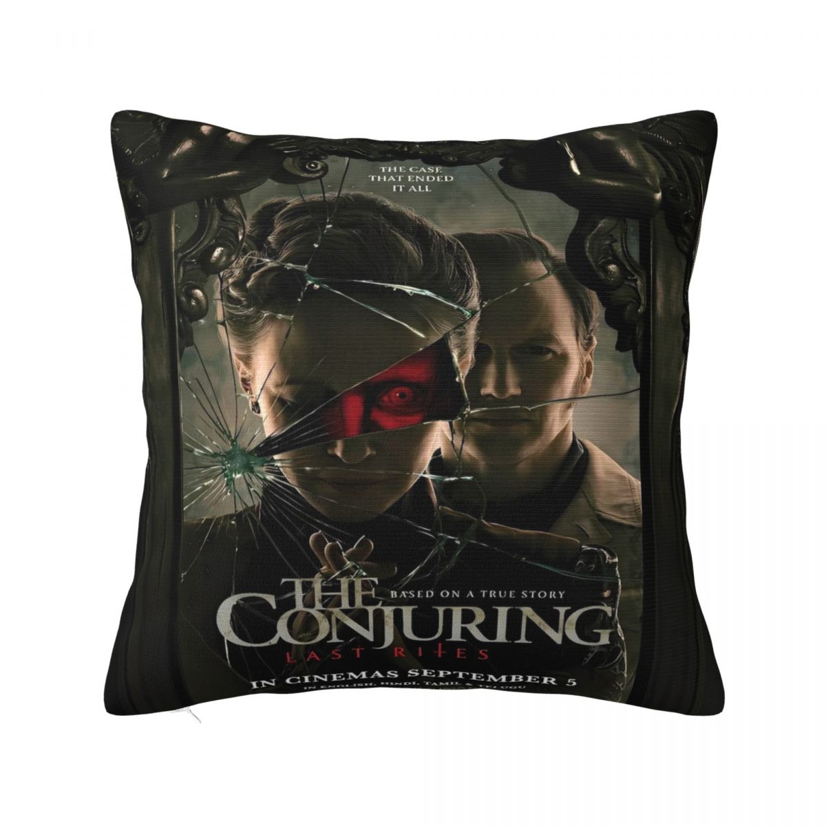 Pillow Case The Conjuring Last Rites Soft Pillow Cover Kawaii Cushion Cover Design Pillowcases For Chair Sofa Home Decoration 12x12Inch