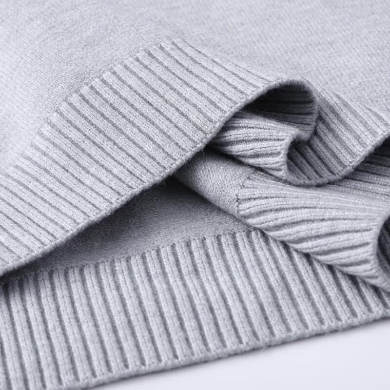 Pánský pletený pulovr Pierre Cardin jednobarevný s polozvýšeným krkem