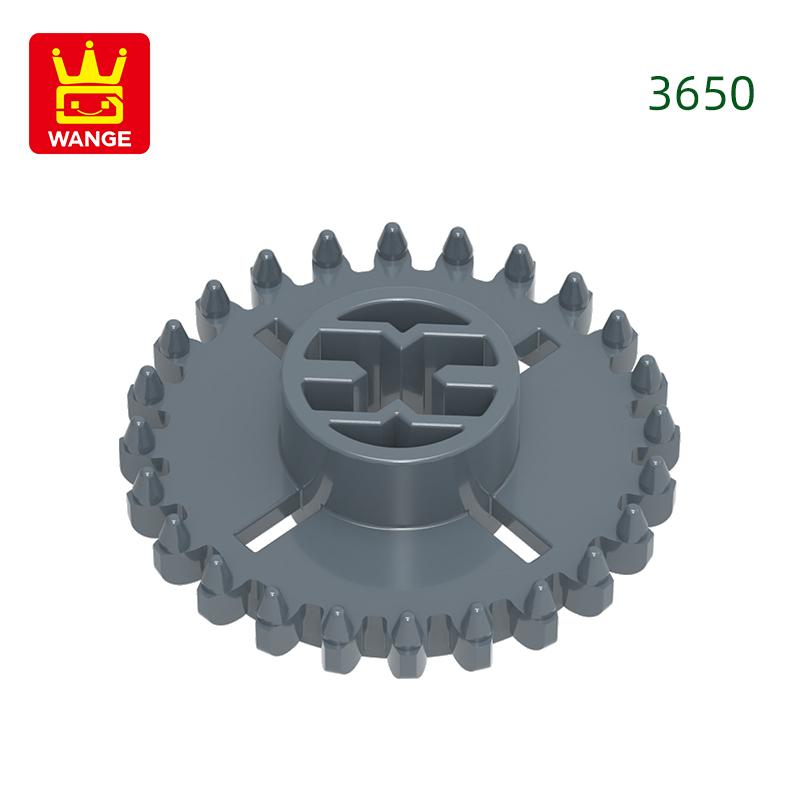 

Non-Toxic 90Pcs/Lot 3650 Crown Gear Building Blocks Moc Technical Accessories Compatible With Brick Toys Children Gift Box about90pcs