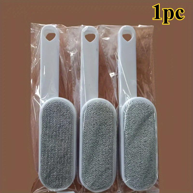 1PC Reusable Brush Plastic Handle No Need for Power Double-sided Brush Clothing Sheet Brush