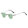 SHAUNA Ins Popular Fashion Small Polygon Square Men Punk Sunglasses Clear Ocean Gradient Lens Women Sun Glasses