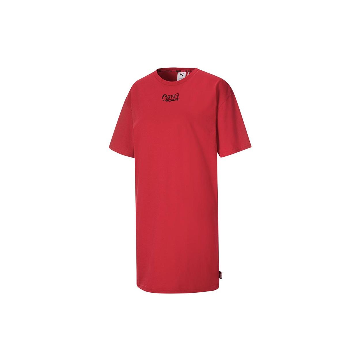 (WMNS) PUMA x Mr Doodle Short Sleeve Dress Red Women s 530656-22 S