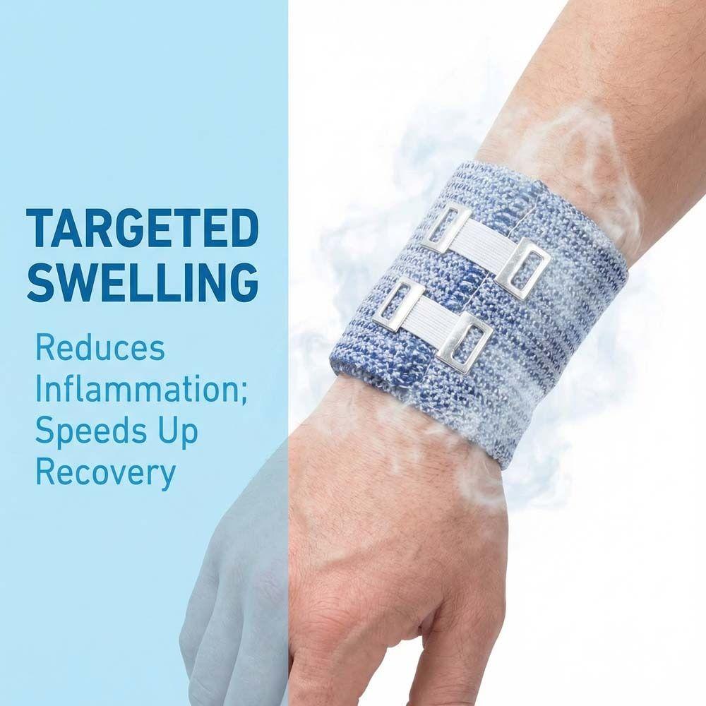 Elastic Cooling Tape Self Adhesive Muscle Recovery Tap Pets Ice Bandage Athletes