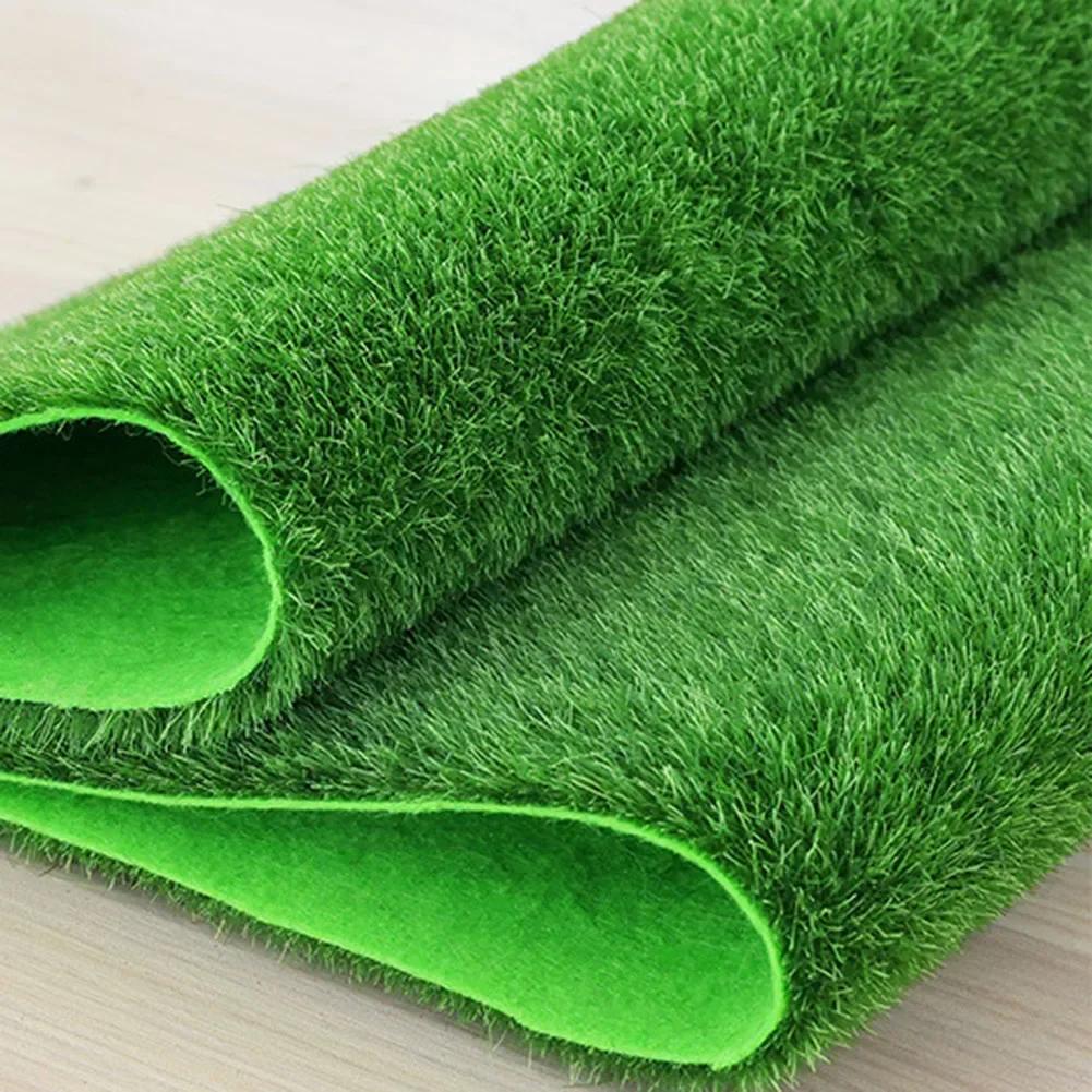 1pc Artificial Grassland Outdoor Simulation Lawns Carpet Interior Decoration Garden Balcony Yard Planting Fake Green Grass Mat