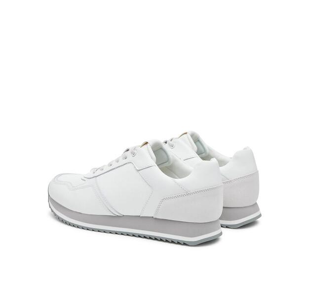 Men's Sneakers Calvin Klein Low Top Lace Up Lth Mono Hm0hm01807 Grey