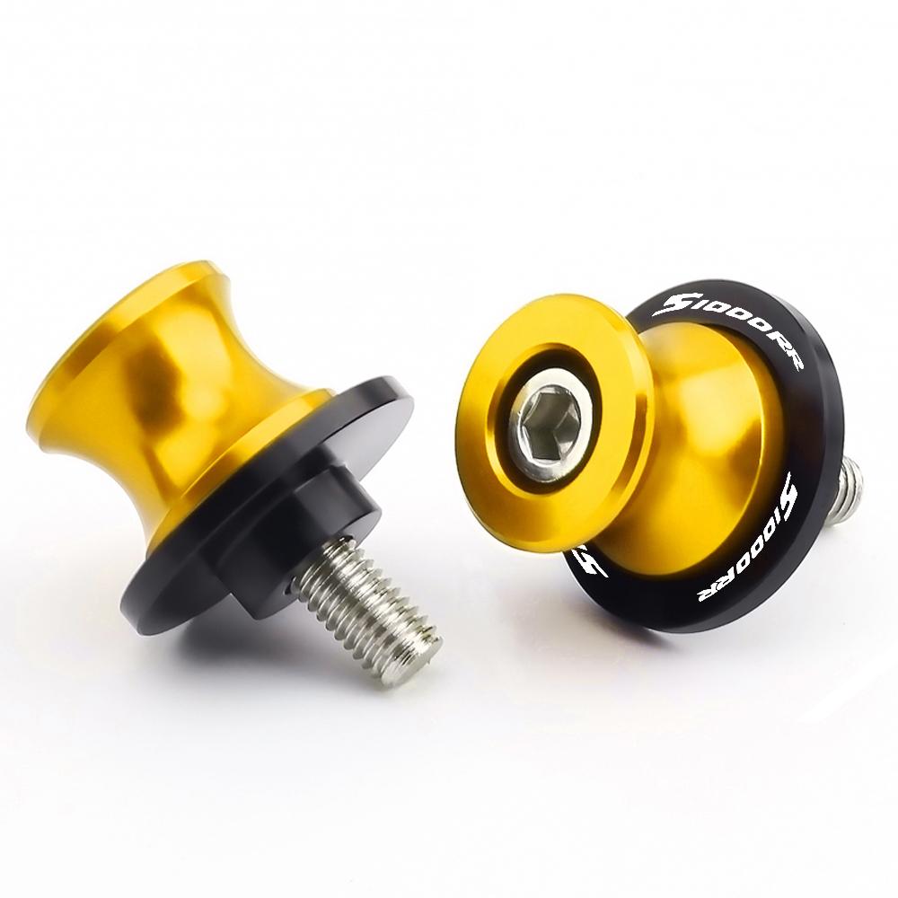 For BMW S1000R S1000RR S1000 R RR 2009-2025 2024 Swingarm Spools Sliders Stand Screws CNC Motorcycle Accessories M8 Bolts