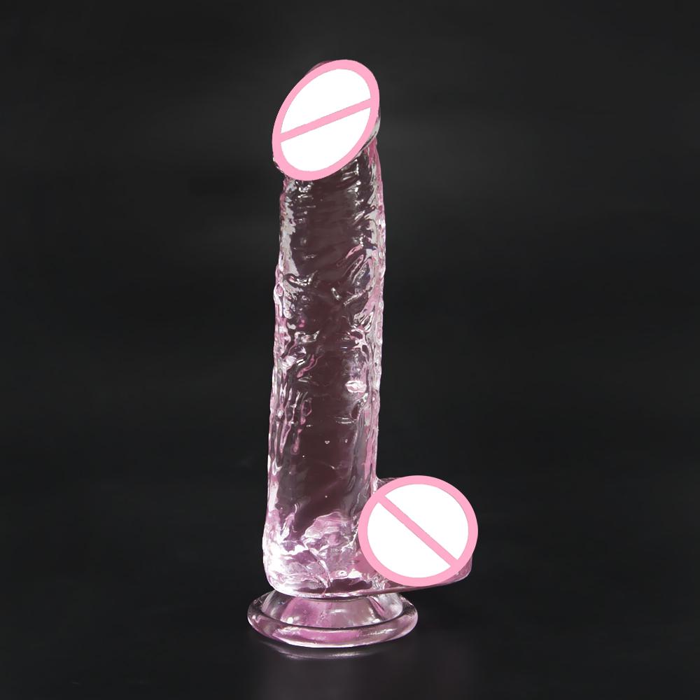 Soft Jelly Dildo Realistic Big Penis Dick Suction Cup Masturbator Anal Butt Toys G-spot Sex Toys for Woman sex