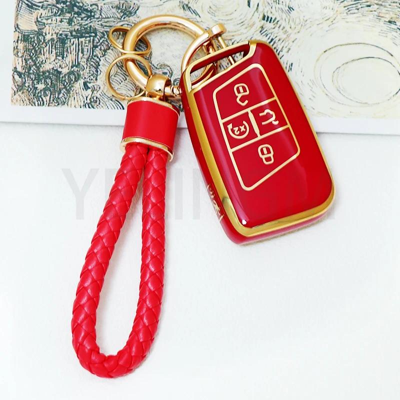 5 Button TPU Smart Key Case Cover for Volkswagen VW 2018 Atlas Tiguan Golf 7 Magotan Fob Remote Holder Shell Keychain