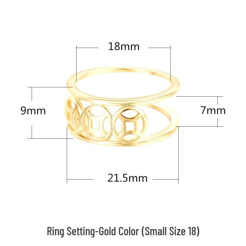 

Sterling Silver Women s Ring Blank for DIY Handmade Jade Band Protector
