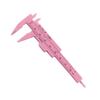 0-80mm Double Scale Vernier Caliper Plastic Wenge Student Measuring Tool