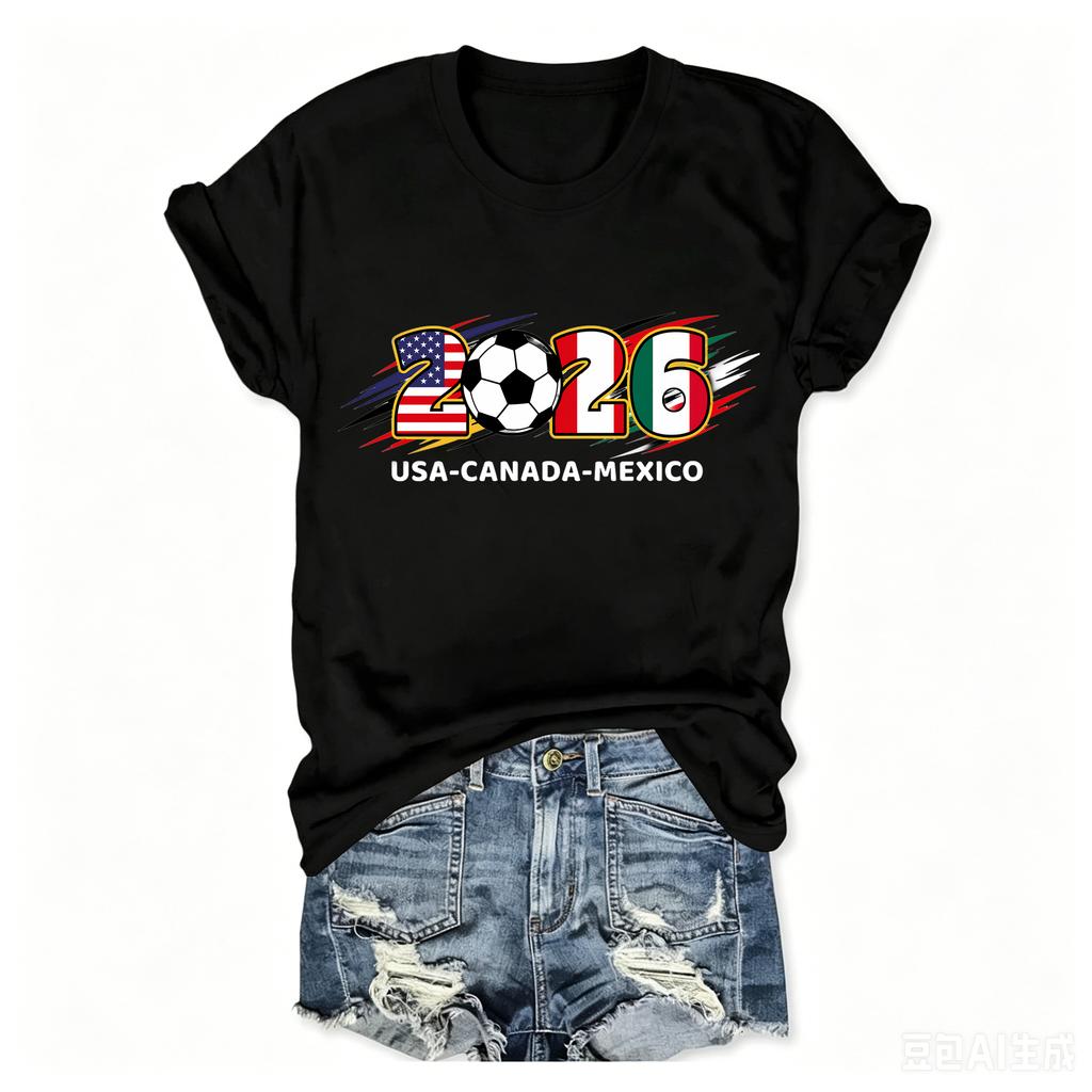 Women's Casual Letter Print Short Sleeve T-Shirt for Everyday Wear