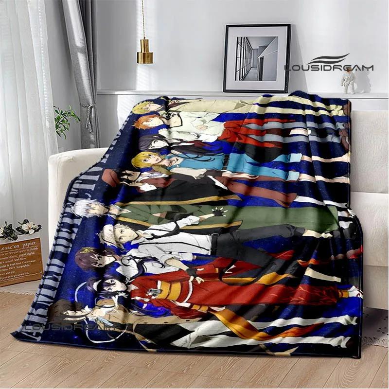 Cartoon bungou stray dogs printed blankets Picnic blanket Warm Flannel blankets Home bed linings blankets for beds Birthday Gift