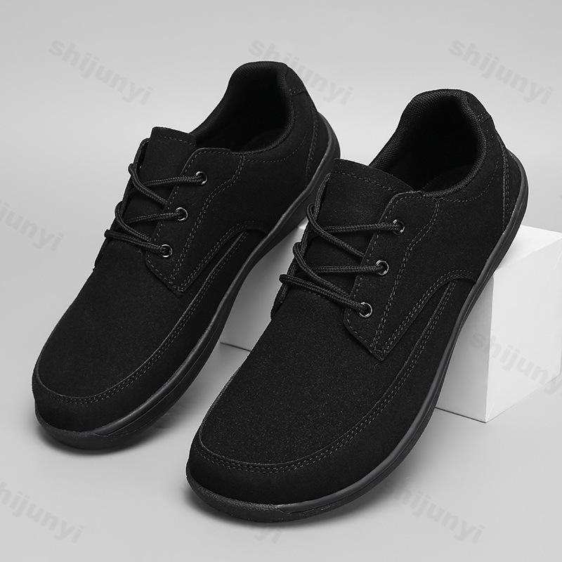 Men Low Help Walking Shoes 2026 Autumn New Fashion Vintage Outdoor Casual Shoes Lightweight Comfortable Lace Up Soft Sole Flats