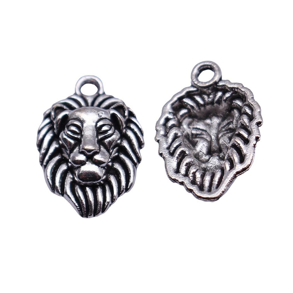 Retro Leopard Charms Metal Animal Pendants For Jewelry Making Handmade Supplies
