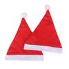 Big Red Non-Woven Santa Hat for Adults & Children - Festive Christmas Hair Accessory & Decoration