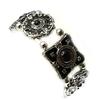 Les Trésors De Lily [F4276] - Bracelet Créateur 'Babouchka' Gris Noir