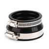 Rubber Carburetor Boot Flange W/Clamps Fit for Can-Am Bombardier DS650 2000-2007
